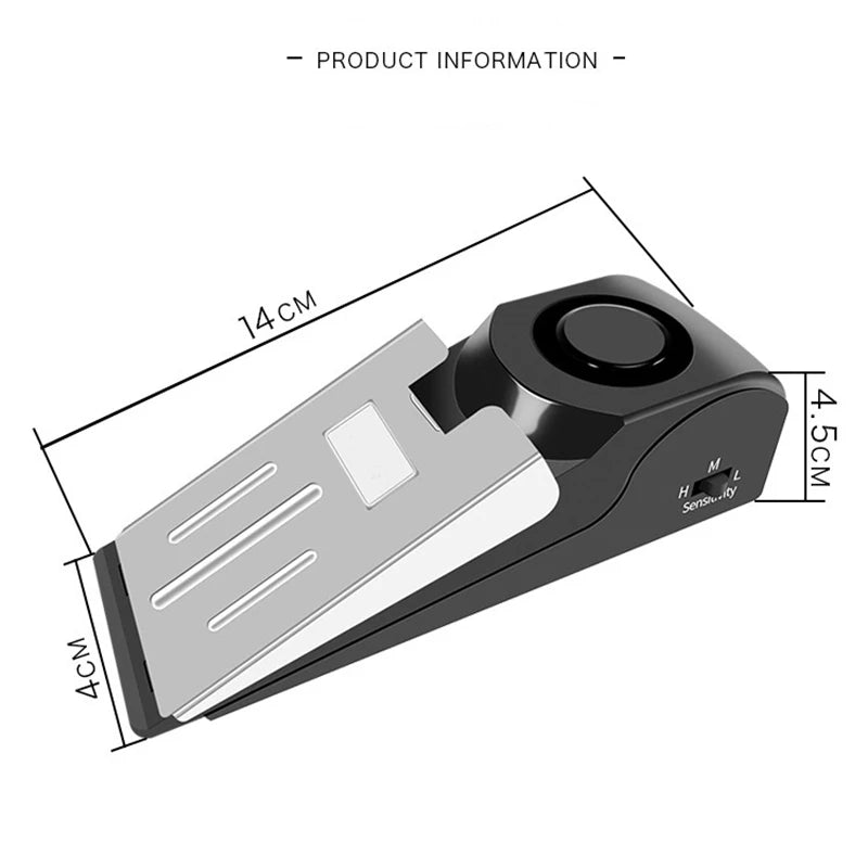 Portable Door Stops Self-Defense Door Stopper Lock-Security Door Brace Device For Personal Protection Home Security Door Closer