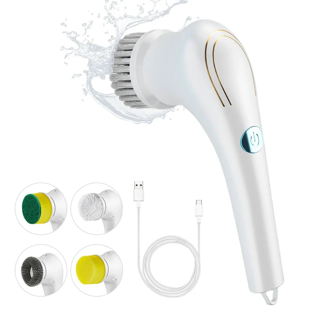 Xiaomi MIJIA 5-in-1 Electric Cleaning Brush Multifunctional Handheld Wireless Clean USB Rechargeable Bathroom Kitchen Clean Tool