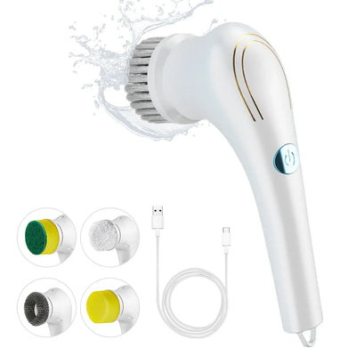 Xiaomi MIJIA 5-in-1 Electric Cleaning Brush Multifunctional Handheld Wireless Clean USB Rechargeable Bathroom Kitchen Clean Tool