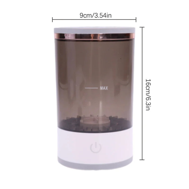 USB Plug Electric Makeup Brush Cleaner Makeup Brush Cleaning Machine Automatic Cosmetic Brush Dryer and Cleaner with Cleaner Mat