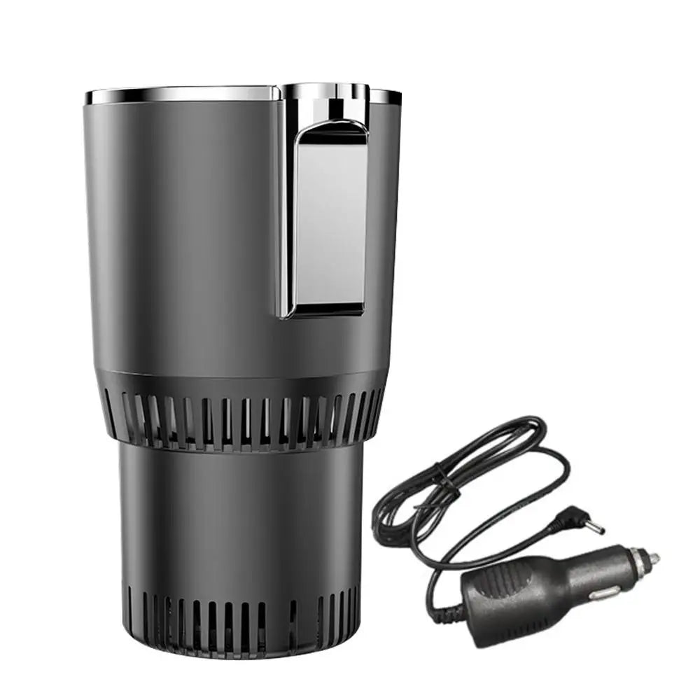 2 in 1 Car Cooling Heating Cup Holder Water Bottle Heater Holder Auto Drink Coffee Warmer Waterproof Car Cup Expander Accessory