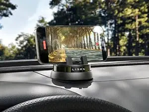 LISEN 2024 NEW 360 Rotation Phone Stand Folding Dashboard Car Mobile Phone Mount For Car