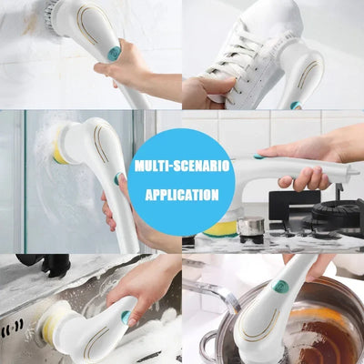 Xiaomi MIJIA 5-in-1 Electric Cleaning Brush Multifunctional Handheld Wireless Clean USB Rechargeable Bathroom Kitchen Clean Tool