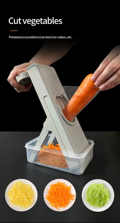 Multifunction Kitchen Slicer Vegetable Cutter Chopper Vegetable Cutter Kitchen Grater Onion Garlic Carrot Potato Kitchen Tools