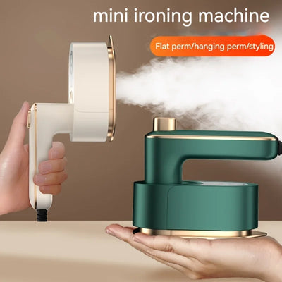 40W Mini Handheld Steam Iron Foldable Wet Dry Ironing Machine Household Travel Fast Heating for Clothes Fabric Wrinkle